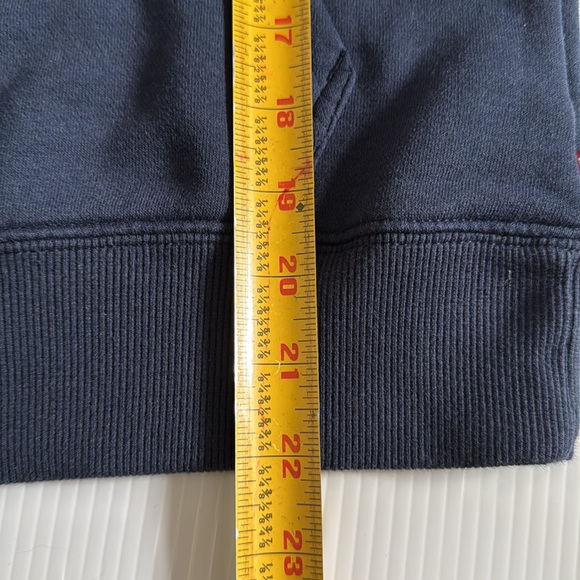 Levi’s navy blue hoodie with red Levi’s logo. Boys size medium - Picture 12 of 14